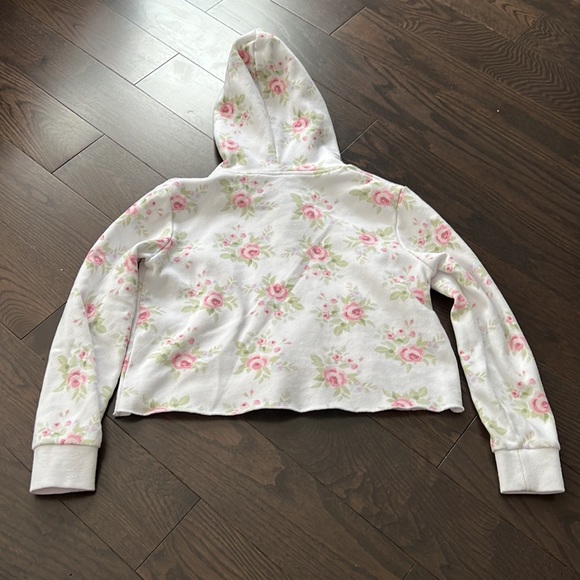 Girls size small Katie J cropped zip hoodie - Picture 4 of 4